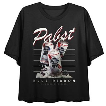 Women's Pabst Blue Ribbon Ice Cold Crewneck Graphic Tee