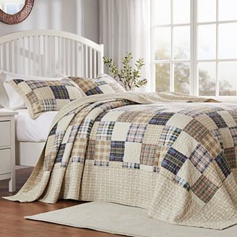 Greenland Home Fashions Oxford 3 pc Bedspread Set with Shams