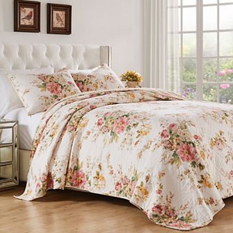 Greenland Home Fashions Grace Quilt & Sham Set