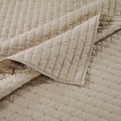 Greenland Home Fashions Monterrey Taupe Quilt Set with Shams