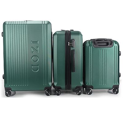 IZOD Zane Expandable Lightweight 3-Piece Hardside Spinner Luggage Set