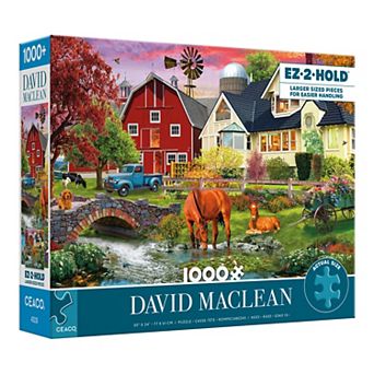 Ceaco 1000 pc Memories on the Farm Oversized Jigsaw Puzzle