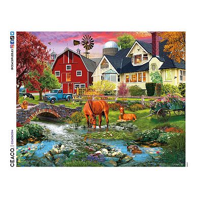 Ceaco 1000 pc. Memories on the Farm Oversized Jigsaw Puzzle