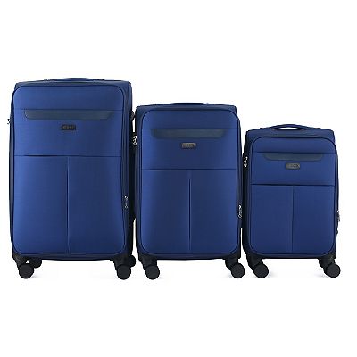 IZOD Liam 3-pc. Soft Shell Spinner Combo Lock Luggage Set