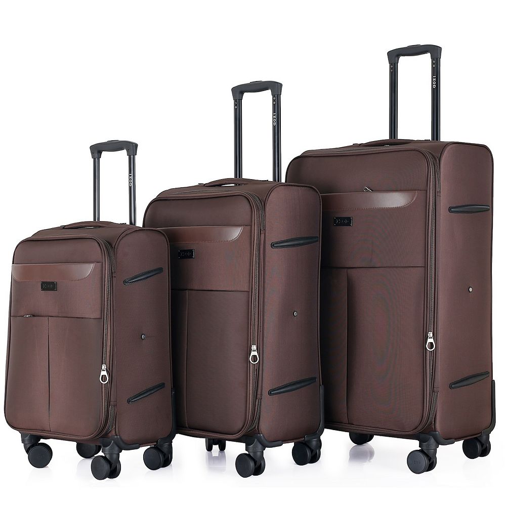 イトオテルミーセット IZOD Liam 3-pc. Soft Shell Spinner Combo Lock Luggage Set