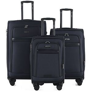 IZOD Liam 3-pc. Soft Shell Spinner Combo Lock Luggage Set