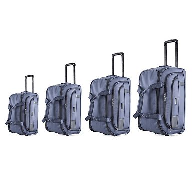 IZOD Gavin 4-Piece Softside Inline Lightweight Duffel Bag Set