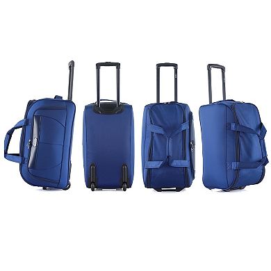 IZOD Carol 4-Piece Softside Inline Lightweight Duffel Bag Set