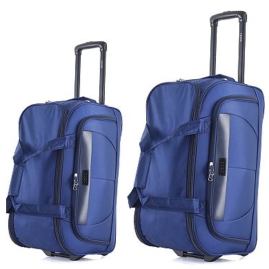 IZOD Carol 4-Piece Softside Inline Lightweight Duffel Bag Set