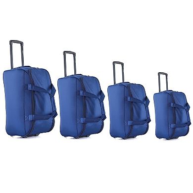 IZOD Carol 4-Piece Softside Inline Lightweight Duffel Bag Set