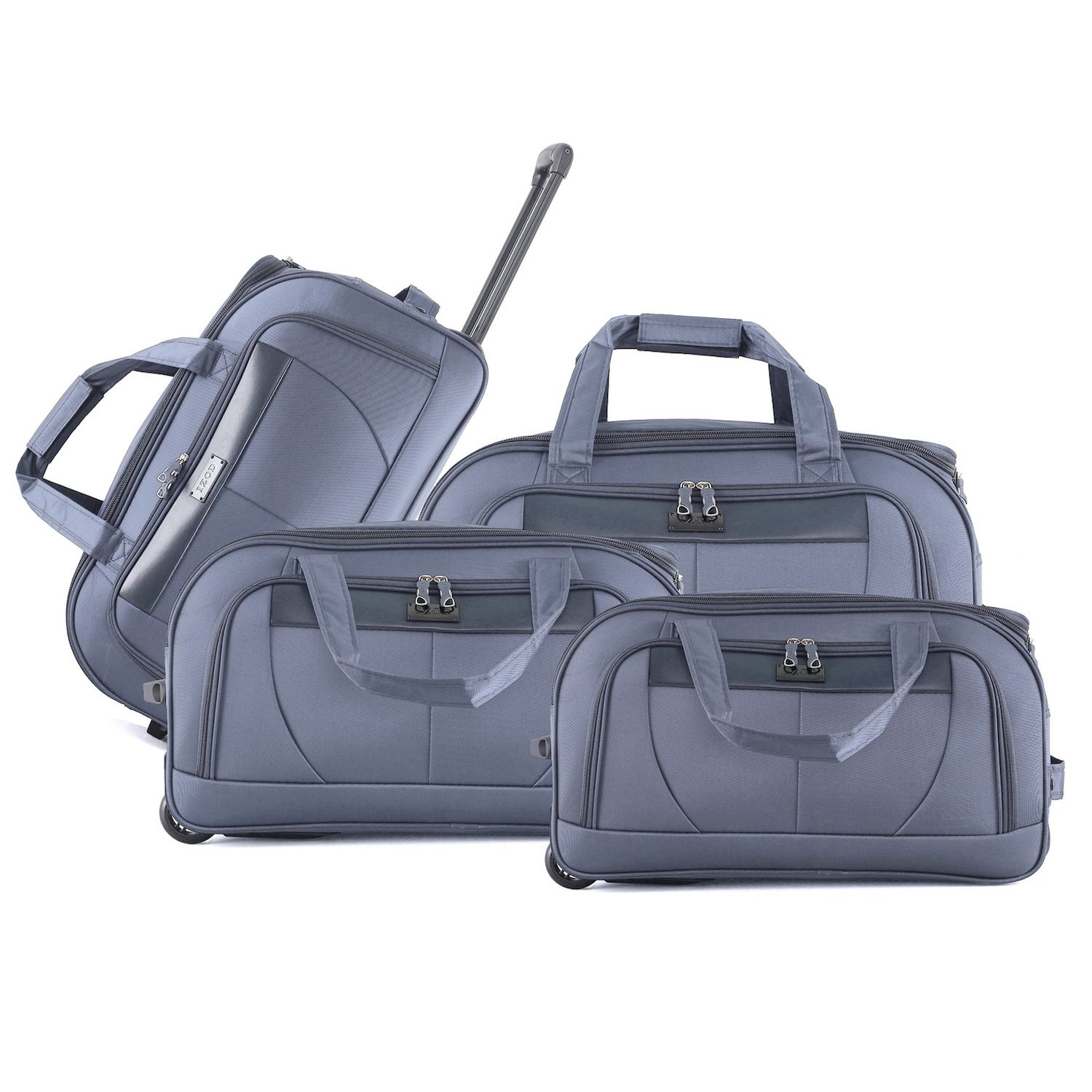IZOD Carol 4-Piece Softside Inline Lightweight Duffel Bag Set