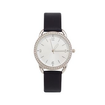 Jessica Carlyle Women's Black Strap Watch