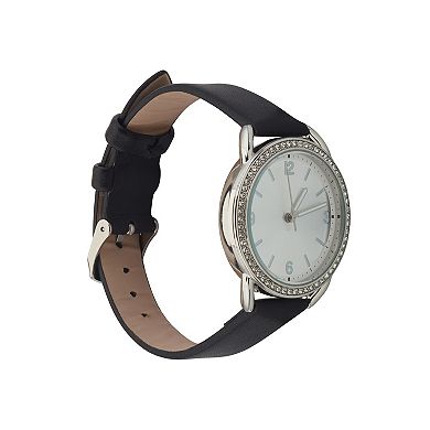 Jessica Carlyle Women's Black Strap Watch