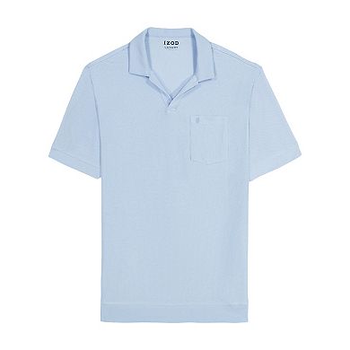 Men's IZOD Short Sleeve Saltwater Dune Knit Texture Polo