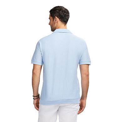 Men's IZOD Short Sleeve Saltwater Dune Knit Texture Polo