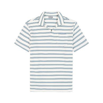 Men's IZOD Short Sleeve Saltwater Dune Knit Texture Polo
