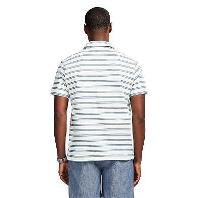 Men's IZOD Short Sleeve Saltwater Dune Knit Texture Polo
