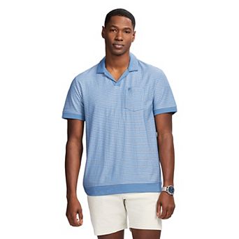 Men's IZOD Short Sleeve Saltwater Dune Knit Texture Polo