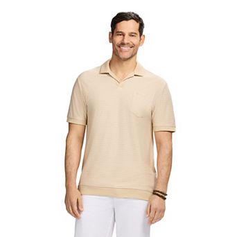 Men's IZOD Short Sleeve Saltwater Dune Knit Texture Polo