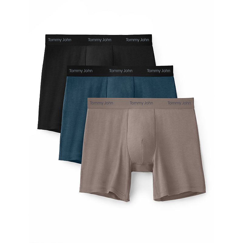 Men's Tommy John 3-Pack Luxe Modal Boxer Briefs, 