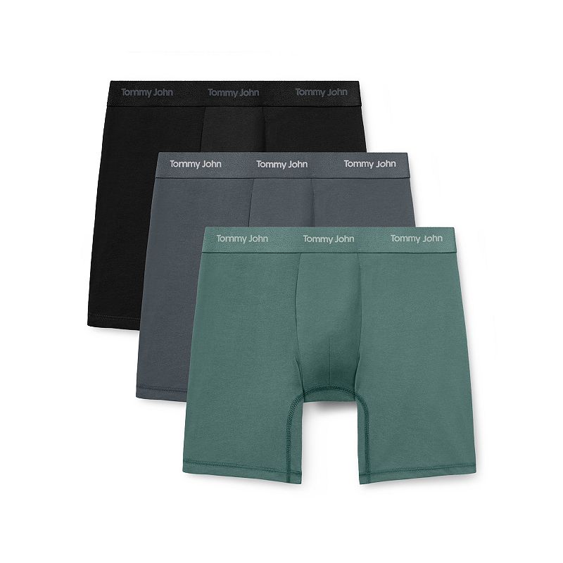 Men's Tommy John 3-Pack Luxe Modal Boxer Briefs, 