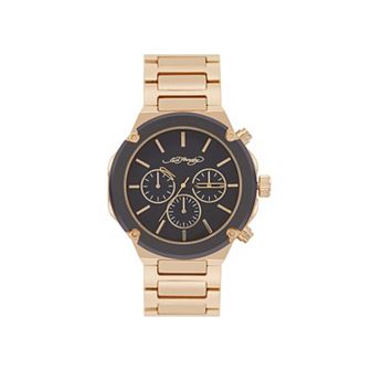 Ed Hardy Men's Brushed Gold Tone Bracelet Watch