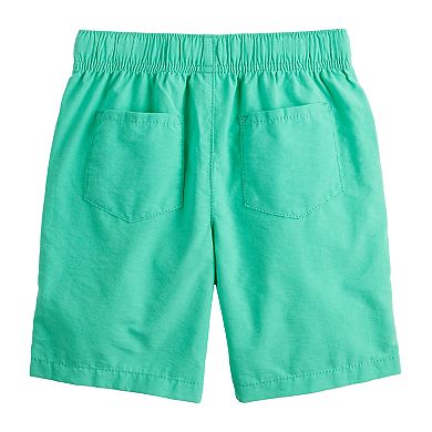 Boys 4-12 Jumping Beans® Flat Front Drawstring Poplin Shorts