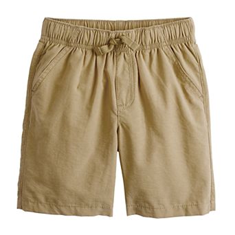 Boys 4-12 Jumping Beans® Flat Front Drawstring Poplin Shorts