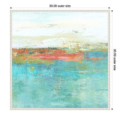 Amanti Art August Haze Framed Canvas Wall Art