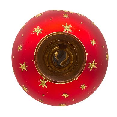 Kurt Adler Finial Christmas Angel Treetop With Reflector