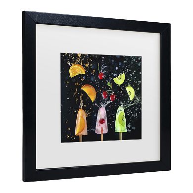 Trademark Fine Art Action Popsicle Collection Matted Framed Wall Art