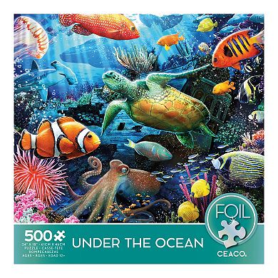 Ceaco 500 pc. Foil Under the Ocean Jigsaw Puzzle