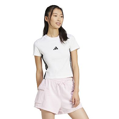 Women's adidas Essentials 3-Stripes Slim Baby T-Shirt