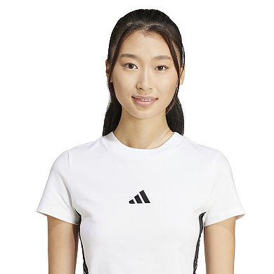 Women's adidas Essentials 3-Stripes Slim Baby T-Shirt