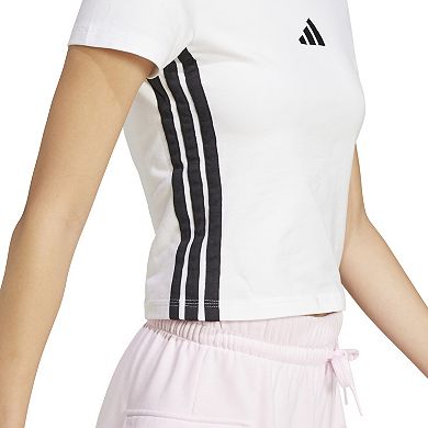 Women's adidas Essentials 3-Stripes Slim Baby T-Shirt