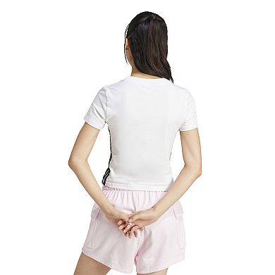 Women's adidas Essentials 3-Stripes Slim Baby T-Shirt