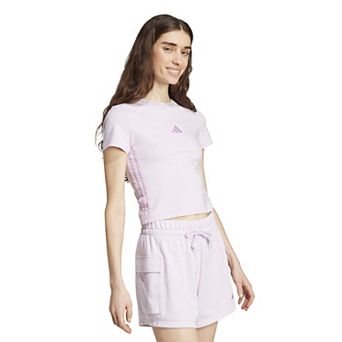 Women's adidas Essentials 3-Stripes Slim Baby T-Shirt