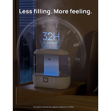 DREO 4L Smart Ultrasonic Cool Humidifier with Bonus Filter