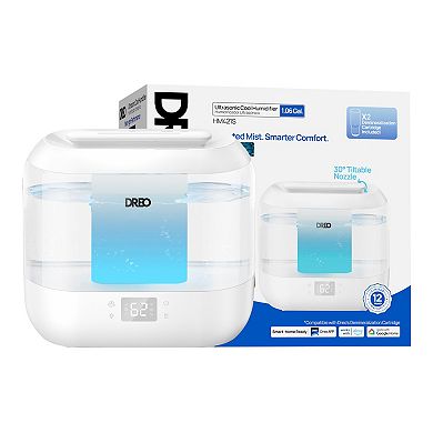 DREO 4L Smart Ultrasonic Cool Humidifier with Bonus Filter
