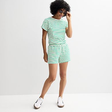 Women's Sonoma Goods For Life® French Terry Striped Shorts