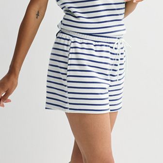Women's Sonoma Goods For Life® French Terry Striped Shorts