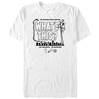 Disney's The Nightmare Before Christmas Jack Skellington What's This Big & Tall Graphic Tee