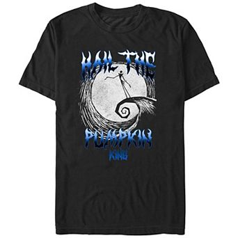 Disney's The Nightmare Before Christmas Jack Skellington Hail The Pumpkin King Big & Tall Graphic Tee