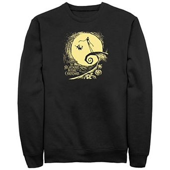 Disney's The Nightmare Before Christmas Jack And Zero At Night Big & Tall Fleece Sweatshirt