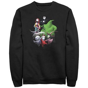 Disney's The Nightmare Before Christmas Group Shot Big & Tall Fleece Sweatshirt