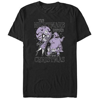 Disney's The Nightmare Before Christmas Moonlight Horror Group Big & Tall Graphic Tee