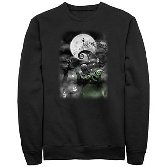 Disney's The Nightmare Before Christmas Jack Skellington Scary Night Big & Tall Fleece Sweatshirt