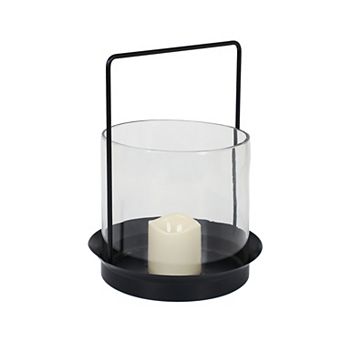 Sonoma Goods For Life® Small Black Hurricane Candle