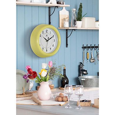 Infinity Instruments Spartan 8-in. Round Wall Clock