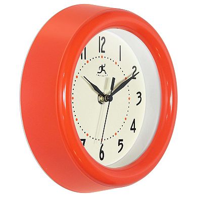 Infinity Instruments Spartan 8-in. Round Wall Clock
